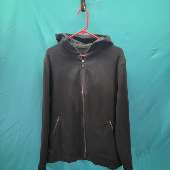 Lululemon Other - Lululemon Mens Black Zip-Up Hoodie With Pockets & Hood Size M